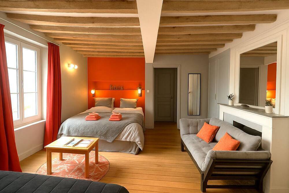 Ganze Wohnung, Apartment-Komfort-Nasszelle-Gartenblick-3 étoiles in Chartres, Chartres und Umgebung