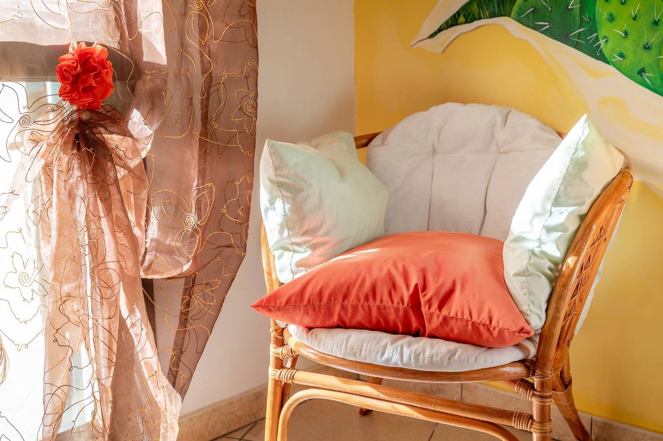 Bed and Breakfast 'Paradise - Sole' con jardín privado, Wi-Fi y aire acondicionado in Melendugno, Provincia de Lecce