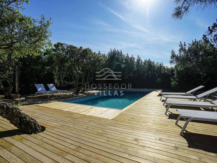 Gîte pour 8 personnes, avec jacuzzi et terrasse ainsi que piscine et jardin dans Plage des Estagnots - 4