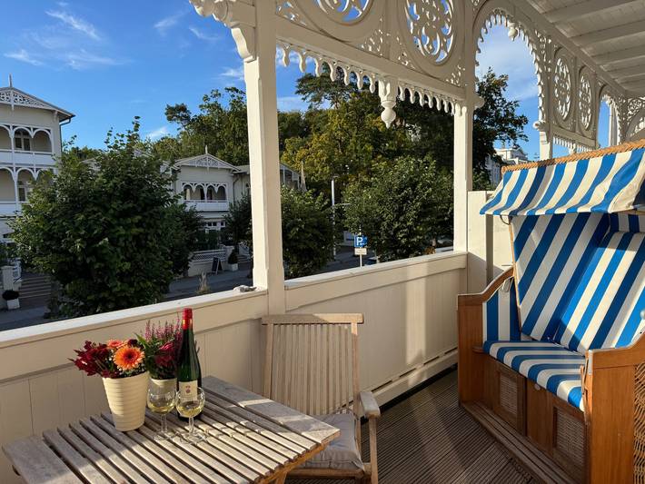 Ferienwohnung für 5 Personen, mit Balkon und Sauna, mit Haustier in Mönchgut-Granitz