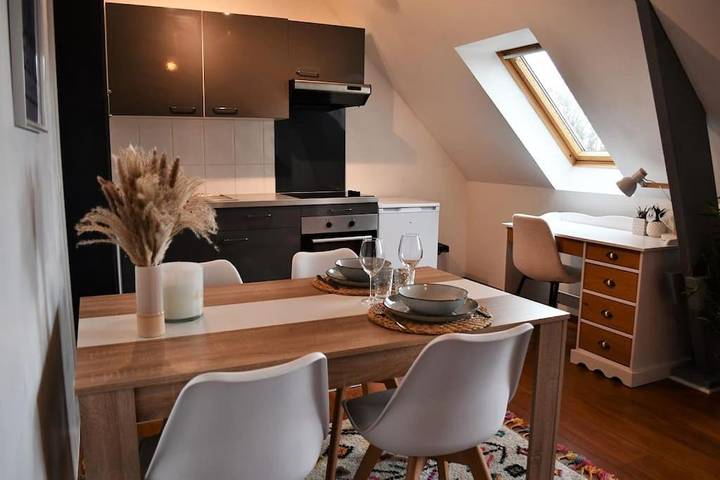 Appartement de vacances pour 2 personnes, avec terrasse, animaux acceptés