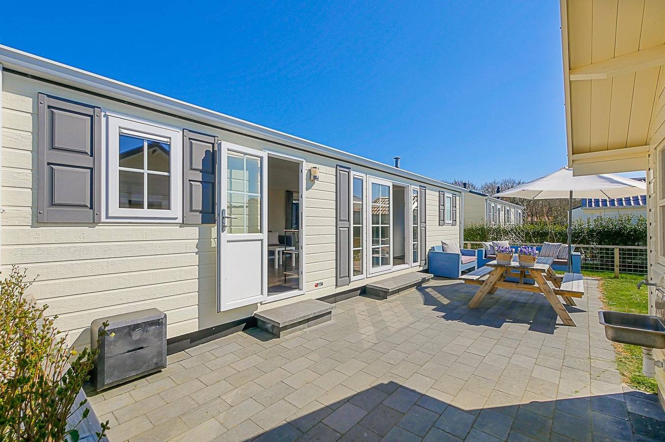 Vrijheid aan de kust — Chalet Luttikduin Nr. 19 in Callantsoog, Niederländische Nordsee