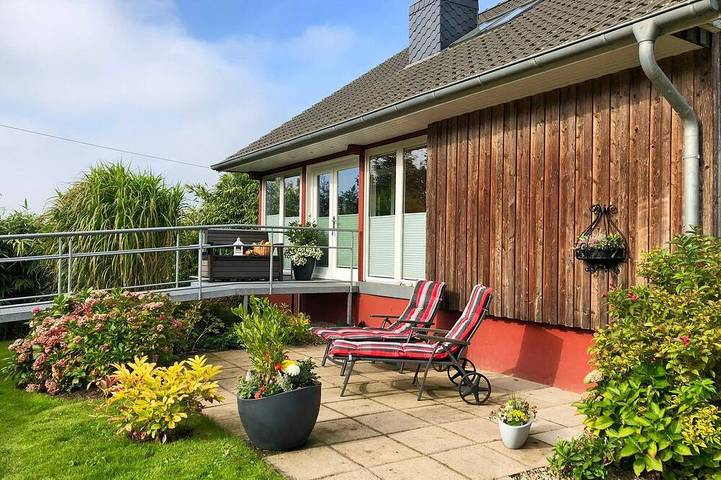 Ferienhaus für 6 Personen, mit Terrasse und Garten sowie Sauna in Grödersby