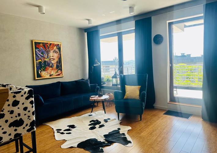 Apartament wakacyjny dla 4 osób, z taras w Redłowo