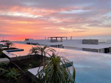 Ferienwohnung für 5 Personen, mit Balkon/Terrasse und Meerblick in Nordzypern