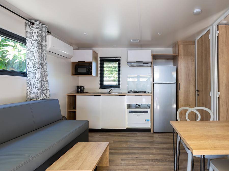 Camping Les Pres Hauts - Sites et Paysages  - Mobilhome 2 personas - Privilège Baronnies 1 Habitación in Sisteron, Forcalquier region
