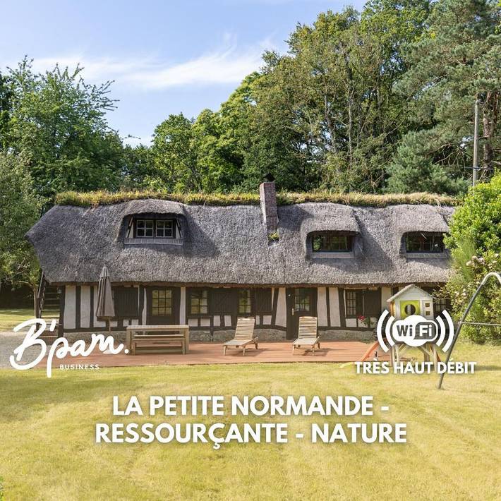 Location de vacances pour 5 personnes, avec Terrasse ainsi que Jardin et Vue à Foulbec