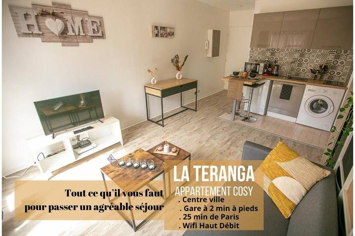 Gîte pour 2 personnes, avec terrasse à Les Mureaux