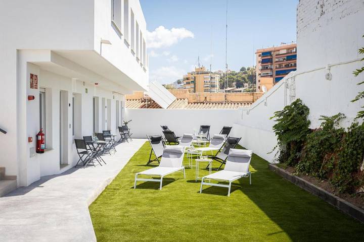 Apartamento para 2 personas, con jardín y vistas en Playa del Palo