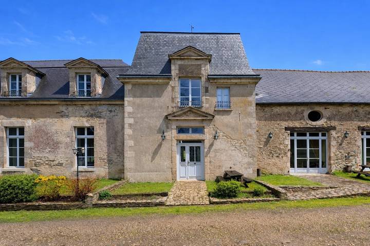 Maison de vacances pour 12 personnes, avec jardin, animaux acceptés