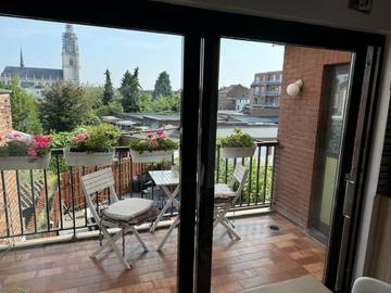 Gîte pour 5 personnes, avec vue et terrasse, animaux acceptés à Halle