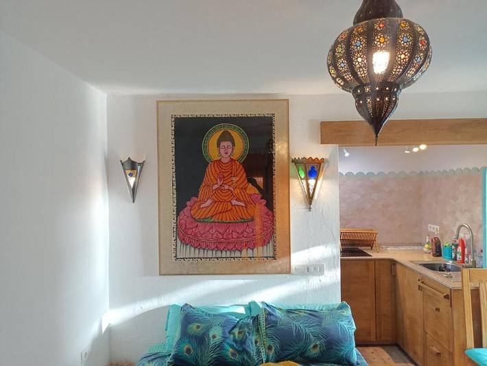 Apartamento para 2 personas, con Terraza además de Jardín y Vistas en La Graciosa