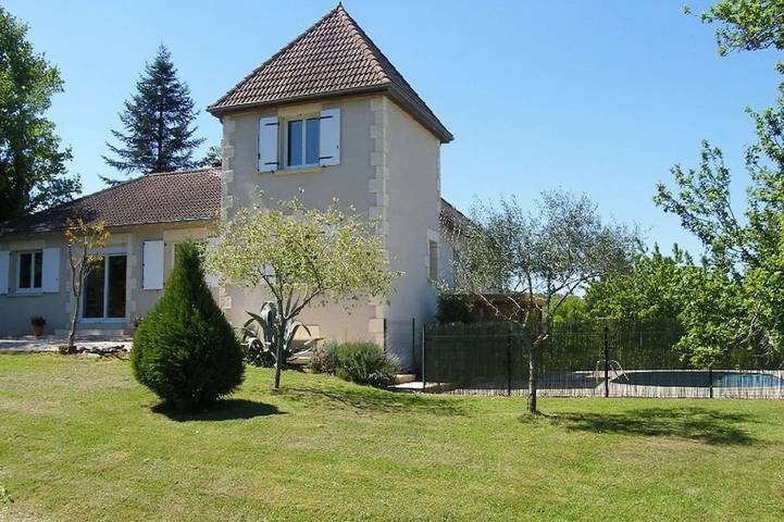 Maison de vacances pour 8 personnes, avec Terrasse ainsi que Jardin et Piscine
