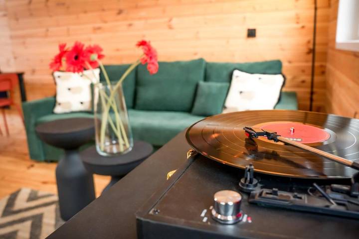 Chalet für 4 Personen, mit Terrasse und Ausblick sowie Garten und Sauna in Ungarn