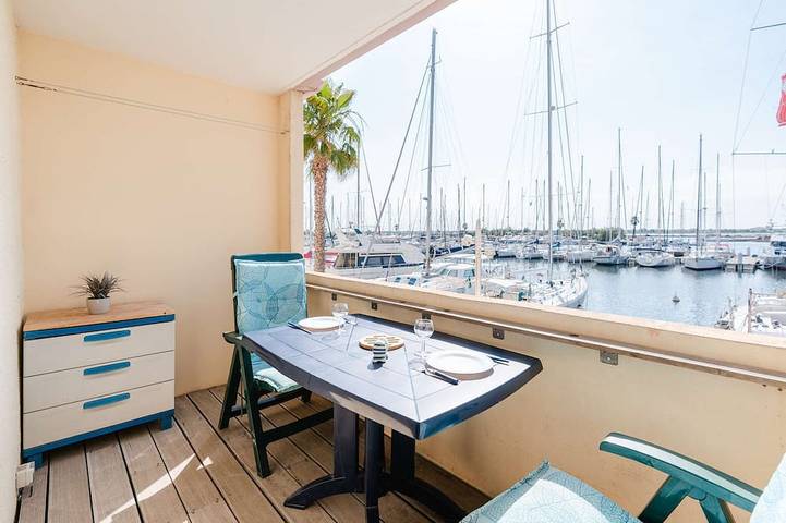 Appartement de vacances pour 3 personnes, avec piscine à Gruissan