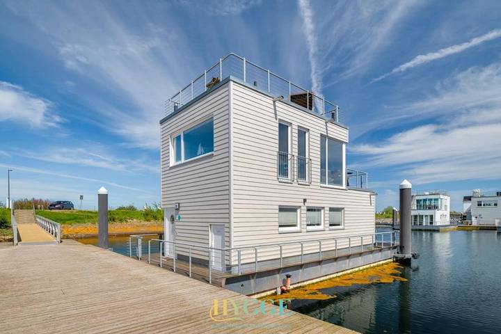 Ferienhaus für 4 Personen, mit Terrasse und Seeblick sowie Sauna, mit Haustier in Schlei