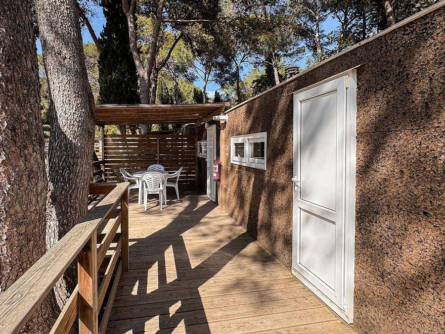 Camping Santa Elena Ciutat - Mobilhome 4 personas - Elena Gran Terraza in Central Lloret de Mar, Lloret de Mar