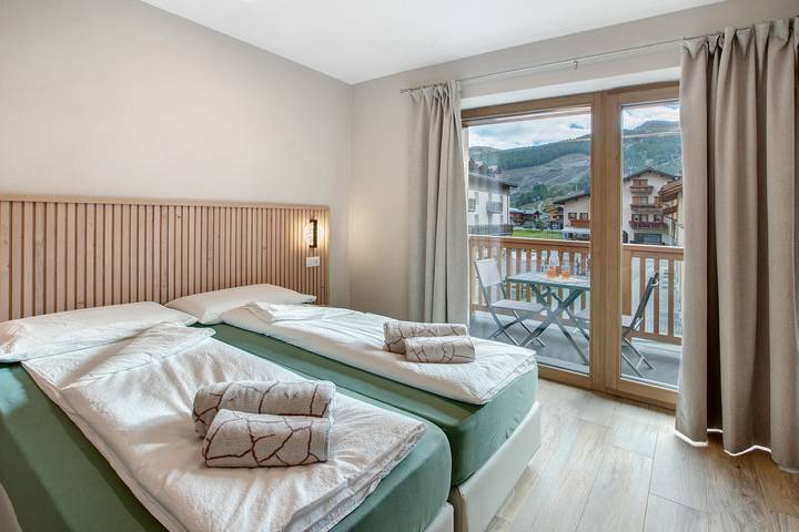 Holiday apartment for 3 people, with garden and balcony - 1