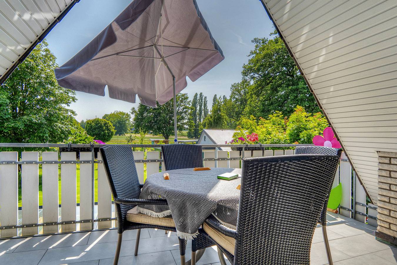 Ganze Wohnung, Ferienwohnung 'Relax' mit Gemeinschaftsgarten, Wi-Fi und Klimaanlage in Mettingen, Münsterland