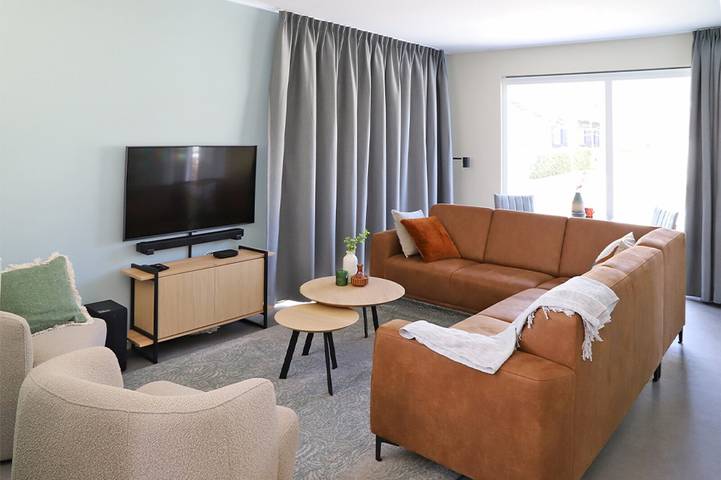 Chalet für 8 Personen, mit Balkon/Terrasse und Terrasse sowie Garten in Zeeland - 3