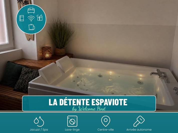 Appartement de vacances pour 2 personnes, avec Jacuzzi