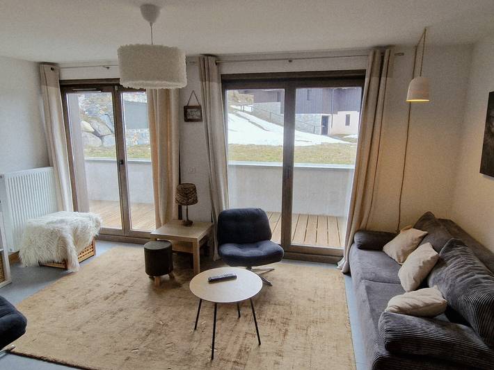 Appartement de vacances pour 4 personnes, avec balcon dans La Plagne