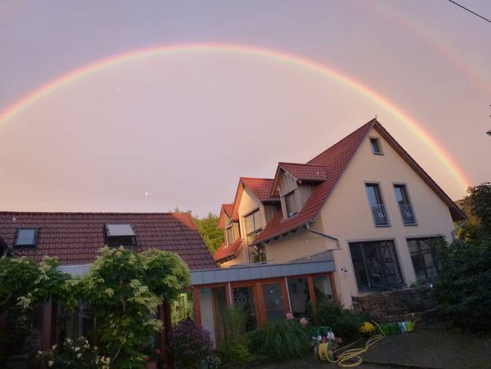 Ganze Ferienwohnung, Ferienwohnungen "Lindleshof" - Ferienwohnung Minze, 45m² in Sulzfeld, Rhön-Bayern