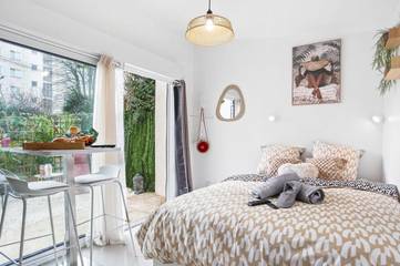 Gîte pour 2 personnes, avec jardin et vue à Villejuif