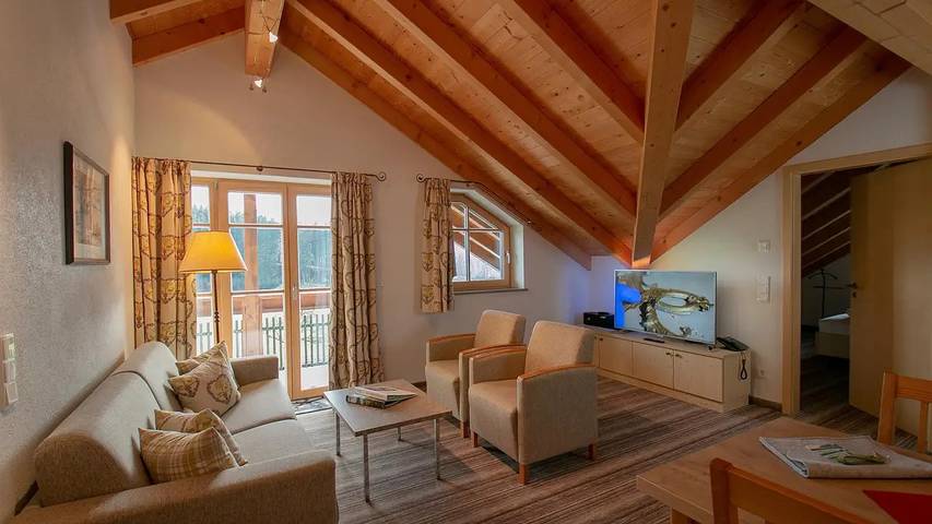 Ferienwohnung für 4 Personen, mit Garten am Großer Alpsee