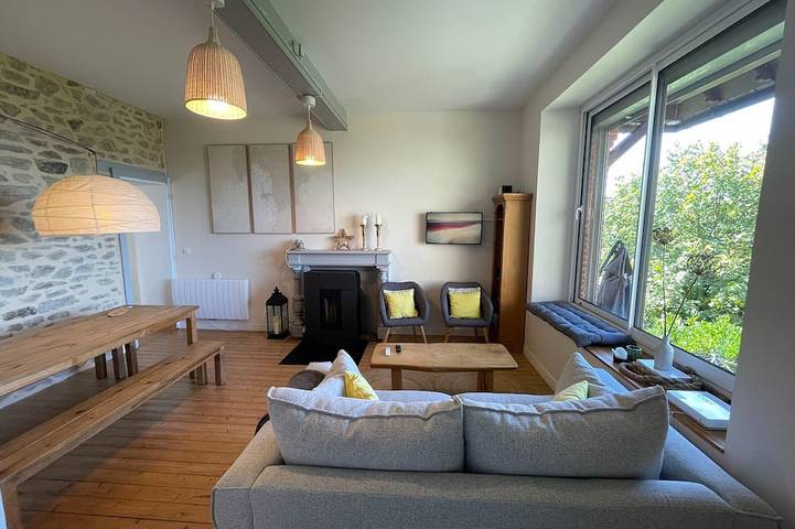 Maison de vacances pour 4 personnes, avec Terrasse et Jardin à Trébeurden