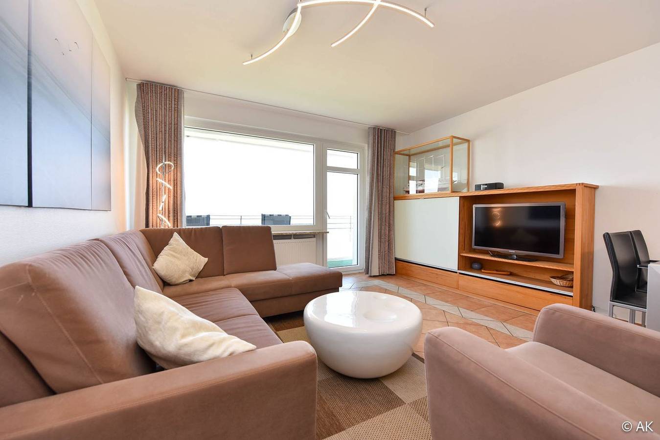 Appartement entier, Ferienwohnung Duhnen – Haus Pacific App. 81 mit Seesicht & Schwimmbad in Duhnen, Cuxhaven