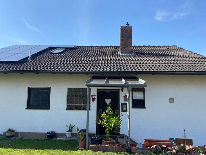 Ferienwohnung für 3 Personen, mit Terrasse und Garten sowie Ausblick in Münnerstadt - 2