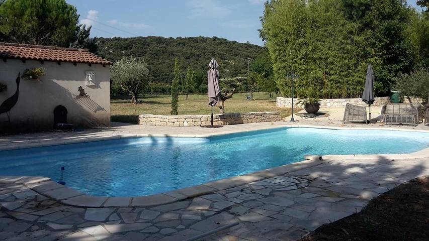 Maison de vacances pour 6 personnes, avec Balcon ainsi que Terrasse et Piscine