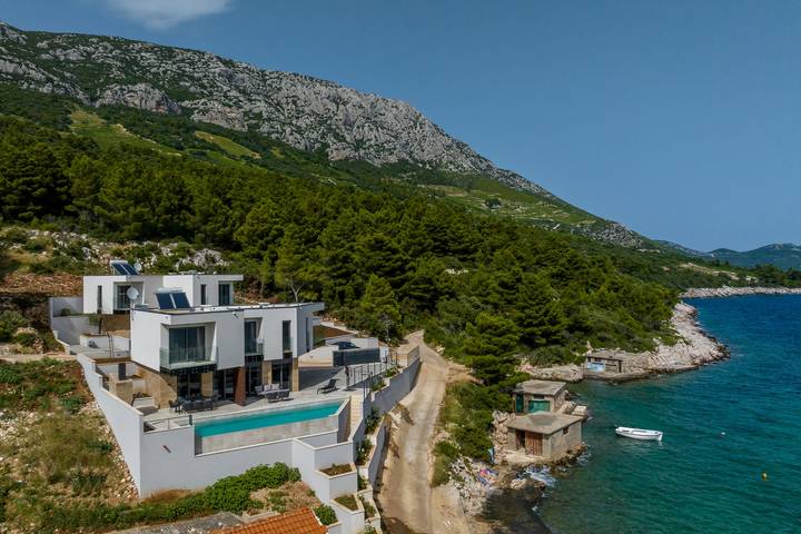 Ferienhaus für 6 Personen, mit Sauna und Meerblick sowie Pool und Garten auf Peljesac