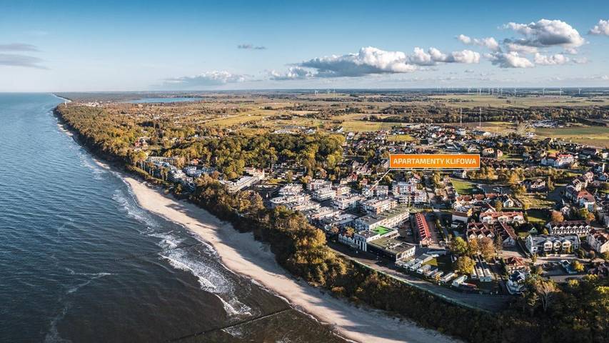 Apartament wakacyjny dla 4 osób, z basen i jacuzzi oraz sauna i balkon w Rewal