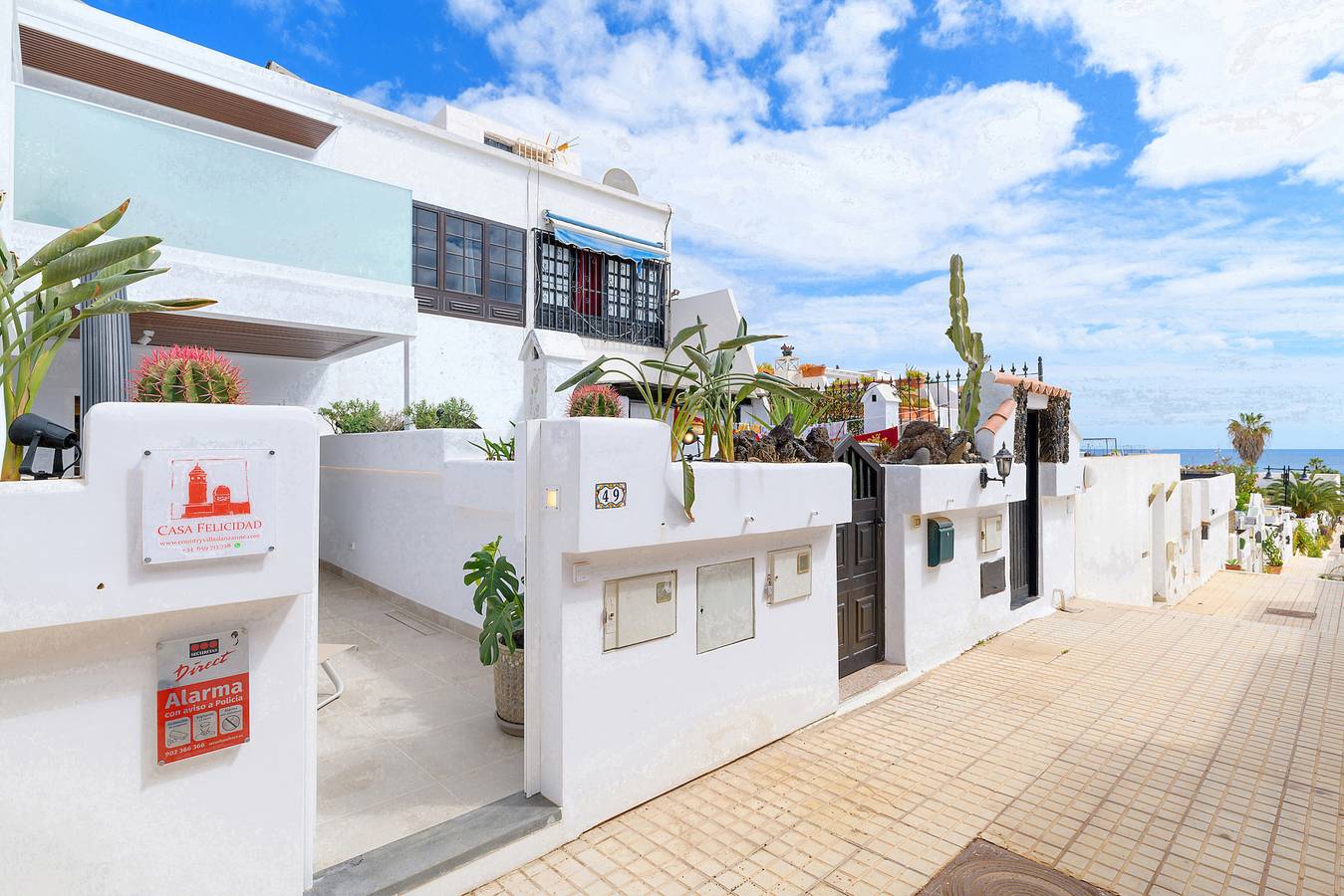 Geheel appartement, Casa Felicidad, aire acondicionado, vista mar - Puerto del Carmen, Lanzarote in Puerto del Carmen, Tías