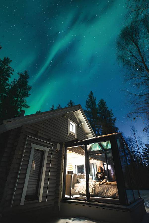 Chalet für 4 Personen, mit Garten und Sauna sowie Ausblick
