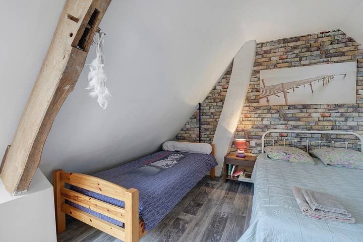 La Châtre - Sartilly Baie Bocage - Chambre Randonneur avec terrasse, jardin et Wi-Fi in Sartilly-Baie-Bocage, Côte de la Déroute