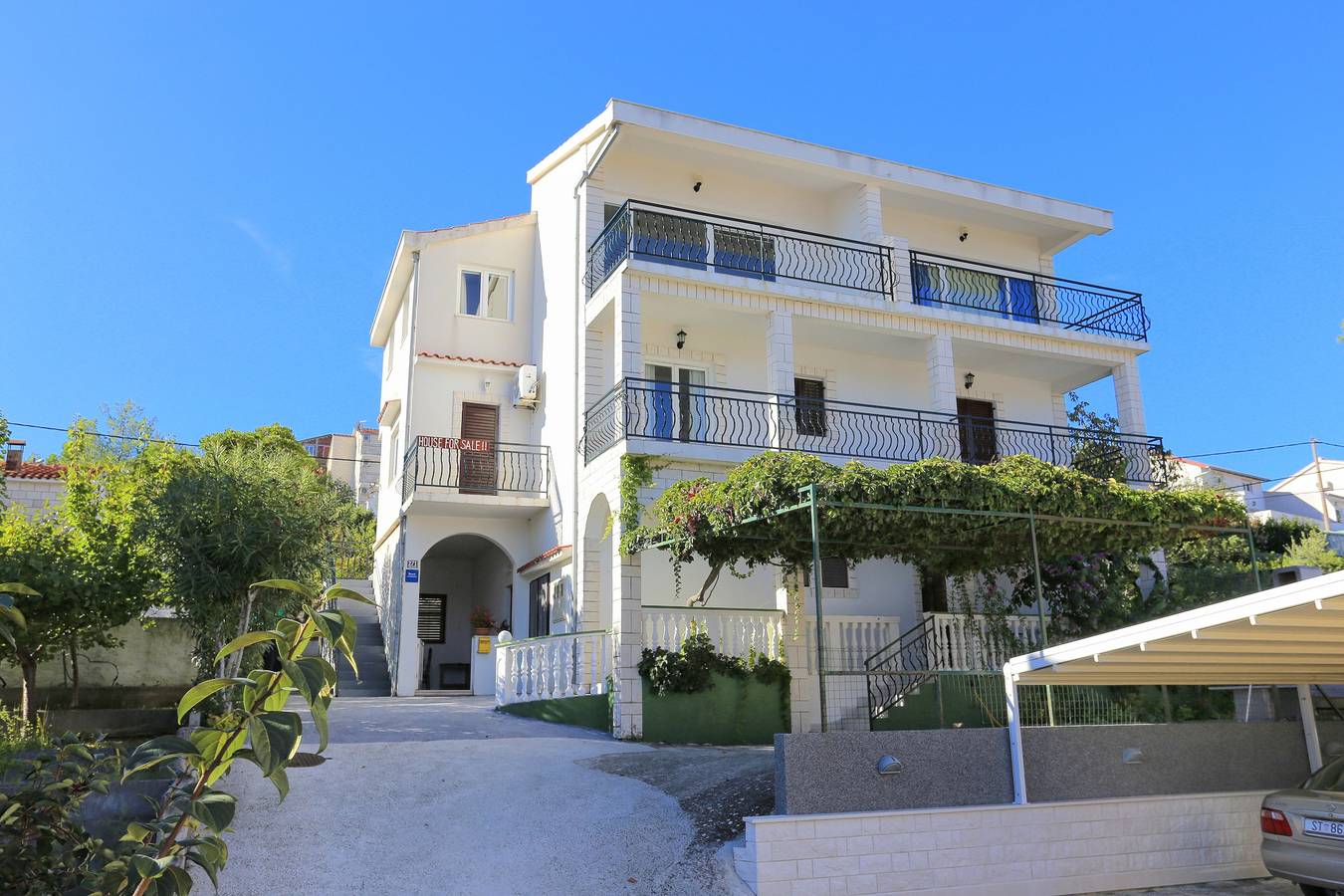 Ganze Wohnung, 1-Zimmer-Ferienwohnung mit Terrasse und Meerblick Slatine, Ciovo A-9433-d in Ciovo