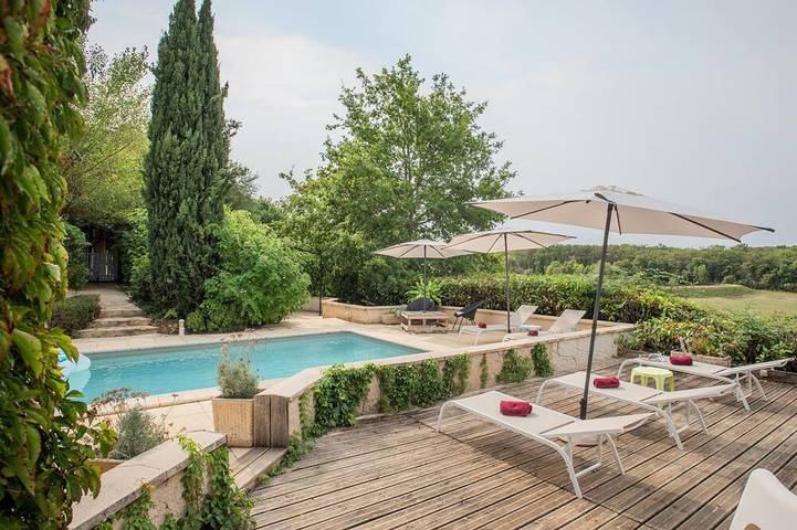 Maison de vacances pour 2 personnes, avec piscine et terrasse, animaux acceptés - 1