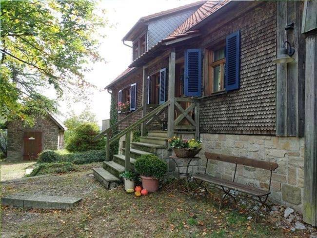 Ferienhaus für 9 Personen, mit Ausblick und Garten, mit Haustier in Rhön-Hessen