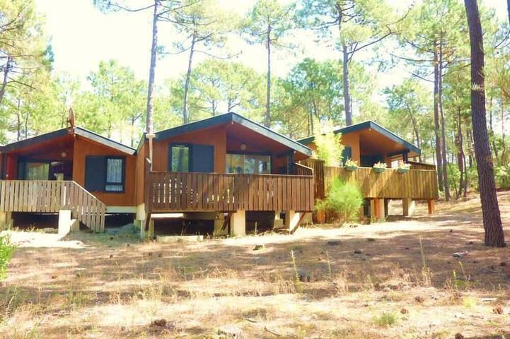 Chalet pour 6 personnes, avec terrasse et jardin