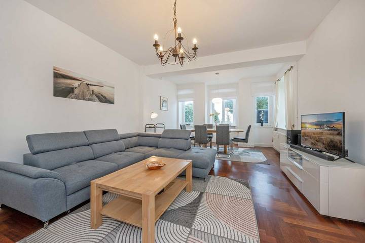 Ferienwohnung für 5 Personen, mit Terrasse und Garten in Drei Kaiserbäder, Heringsdorf