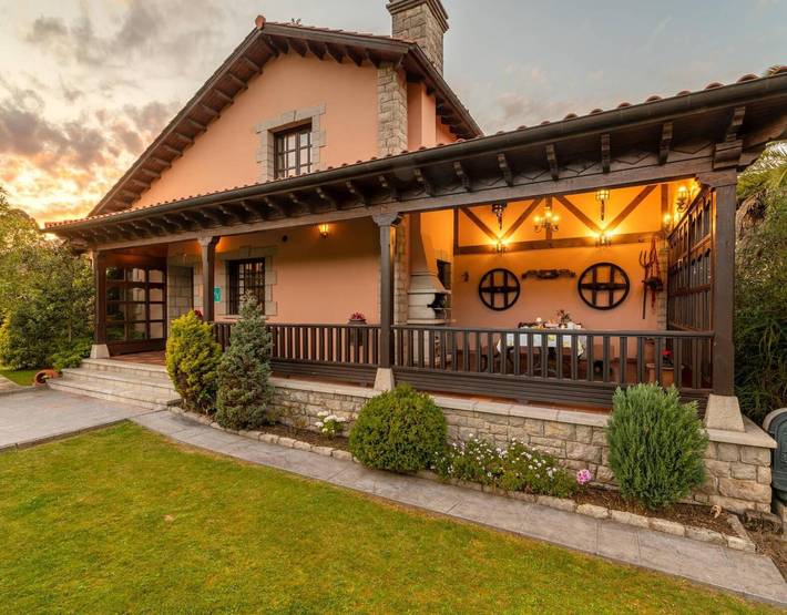 Casa rural para 6 personas, con Jardín