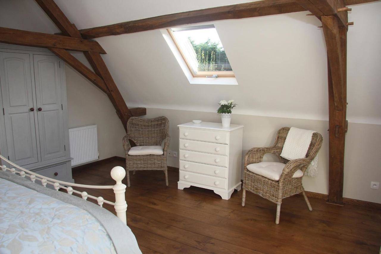 Double Room with Garden View in Sainte-Osmane, Sarthe