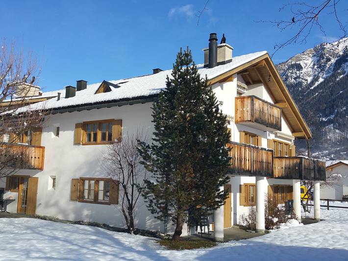Ganze Ferienwohnung, Ferienhaus Muntschi - Muntschi Wng. 1 / 2-Bettwohnung in Andeer, Oberhalbsteiner Alpen