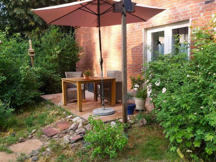 Ferienwohnung für 3 Personen, mit Balkon und Terrasse sowie Garten und Ausblick in Dobbertin - 3