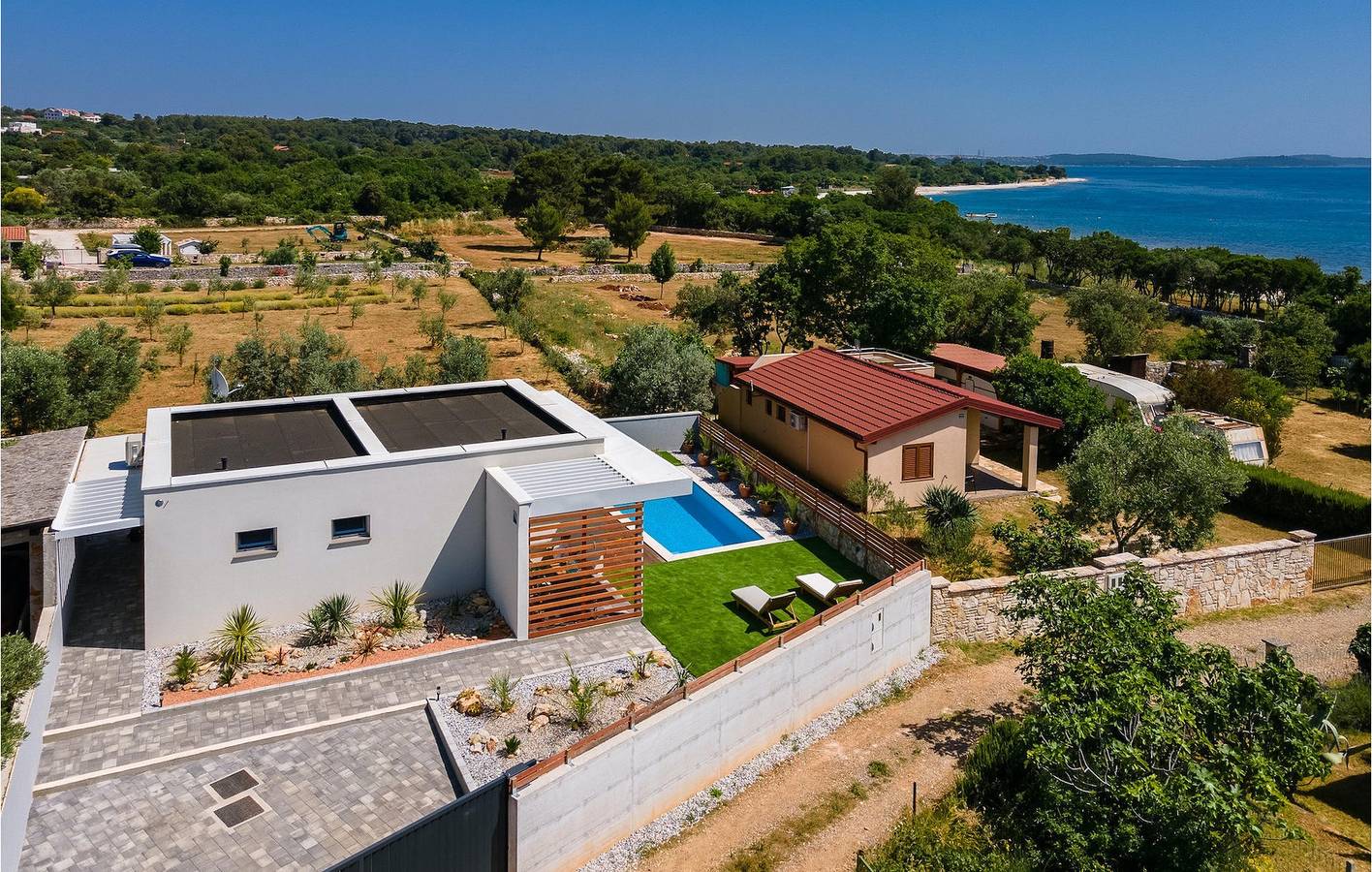 Charmant appartement met zwembad, vlak bij het strand van Fažana in Grad Vodnjan, Zuidkust Istrië