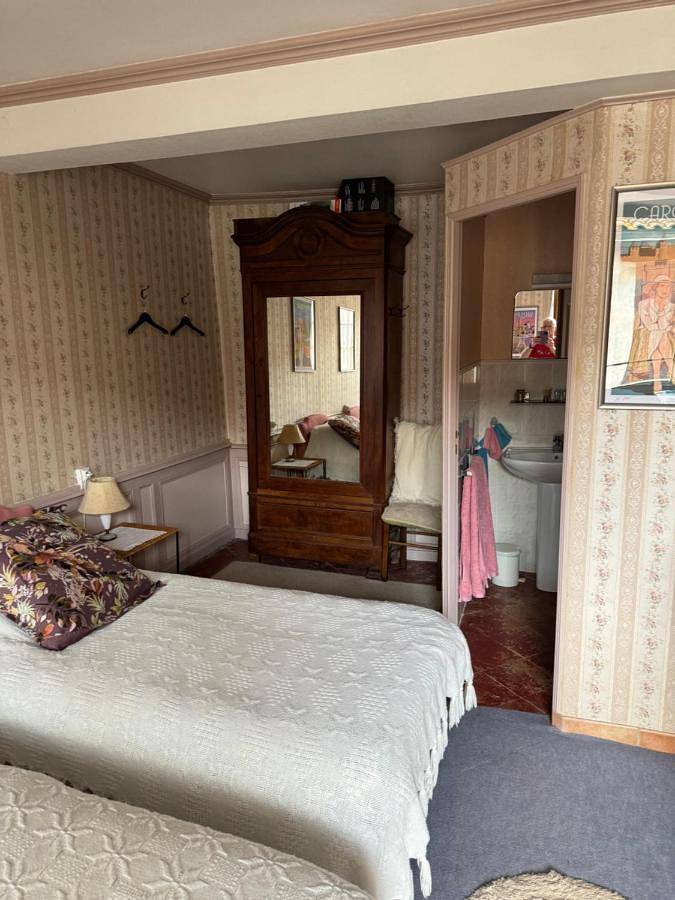 Twin Room with Private Bathroom in Mirepoix, Ariège