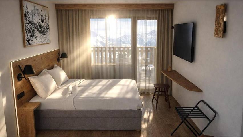 Hôtel pour 2 personnes, avec Balcon et Terrasse ainsi que Jacuzzi et Sauna